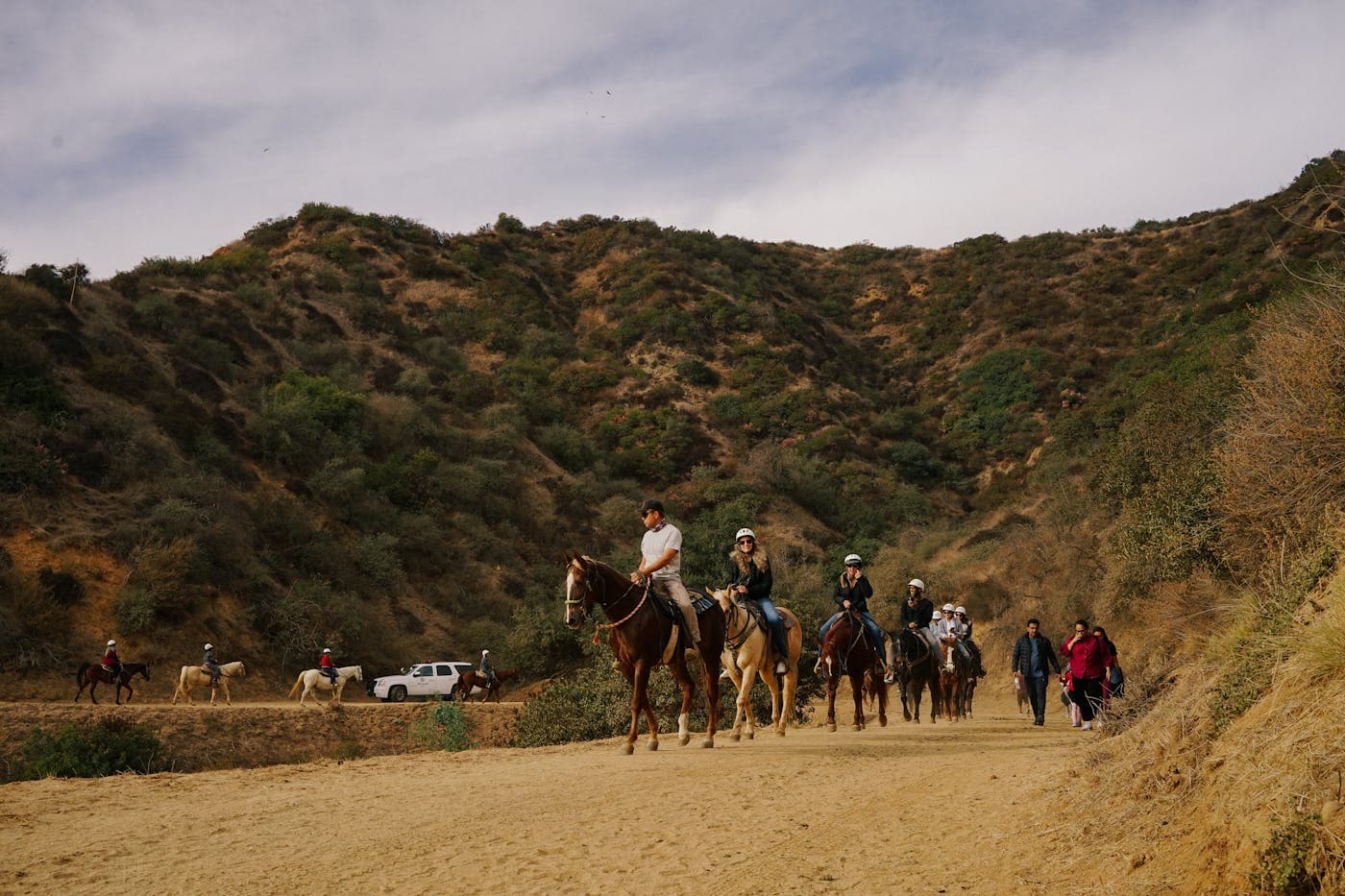 Guided horseback trail ride in Magic Valley Idaho canyon country